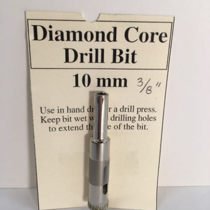 3/8" Diamond Core Glass Drill Bit (10 mm)