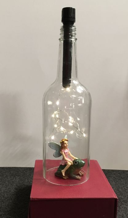 LED Wine Bottle Cork Lights for cut bottle project