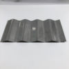 4" x 13" Wavey Mold Stainless Steel