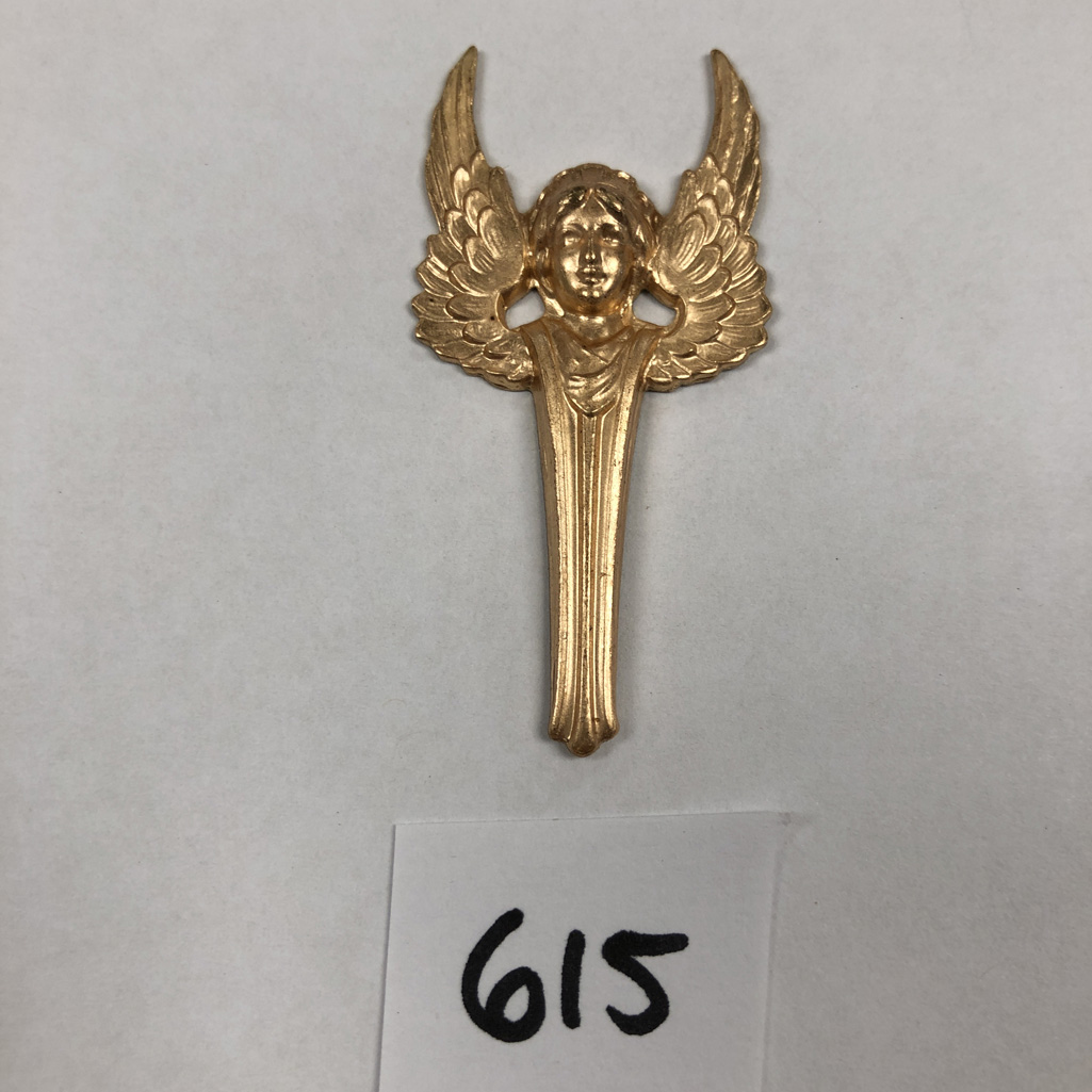 Brass 3-D Angel #FA615