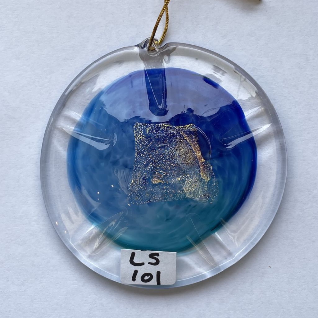 3-D Handblown Glass Sand Dollar #LS101 - Image 3