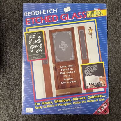Reddi Etch Victorian Elegance Corners Decal #10101