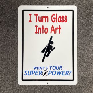 Metal Glass Art Signs