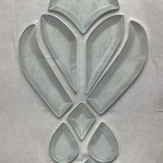 HLG7016 Bevel Glass Cluster