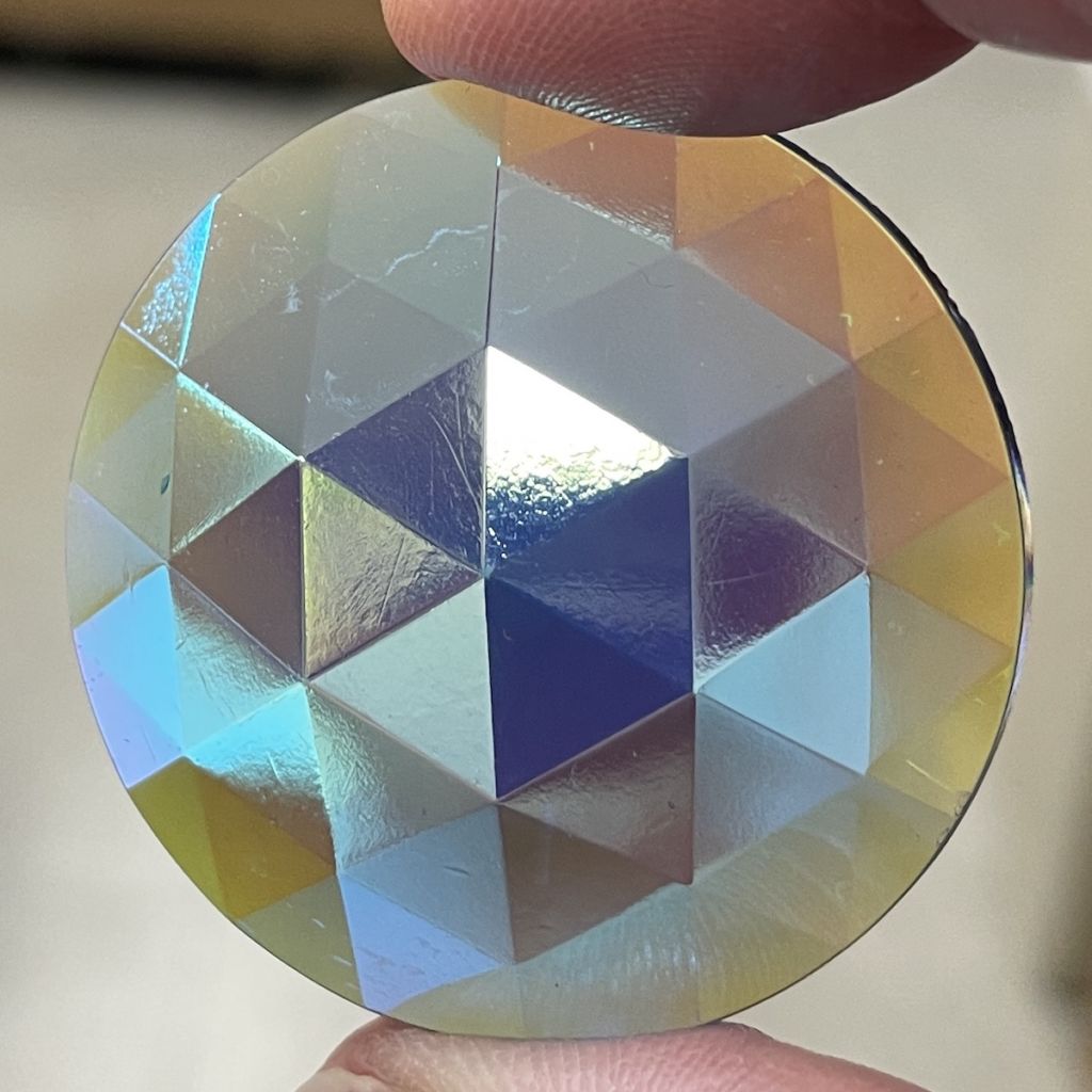 Dichroic 40mm Round Jewel BR40-05