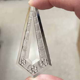 FN62-01 Pressed Pentagon Jewel-Clear