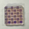 Dichroic Checkered Square 37mm Jewel - HSC37-01 Frosted - Image 3