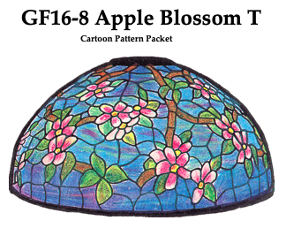 Worden GF16-8 Apple Blossom Lamp Pattern
