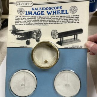 Kaleidoscope Image Wheel by Clarity - Brass