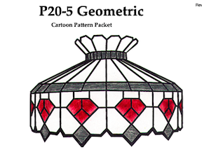 Worden P20-5 Geometric Lamp Pattern