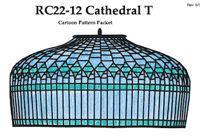 Worden RC22-12 Cathedral Lamp Pattern