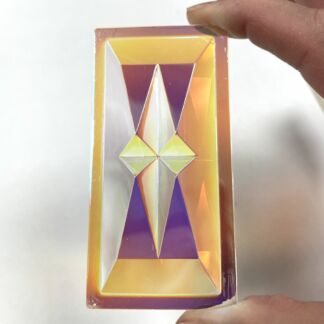 Star Rectangle Dichroic Jewel- DRE9045-01