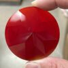 Red Round Faceted Jewel-2" (50mm) FST50-10 - Image 3