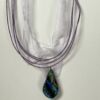 18" Organza Ribbon & Cord Necklace Lt. Purple - 10 pc. JL51 - Image 2