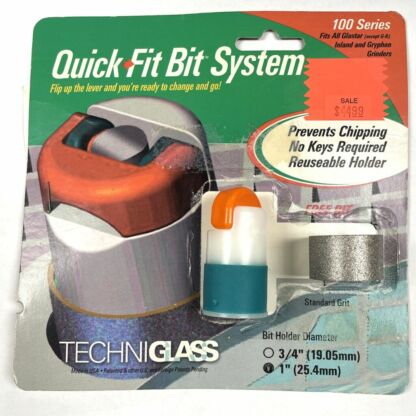 Grinding Bits-Quick-Fit Bit-1" w/ Holder New/Old Stock - Image 2
