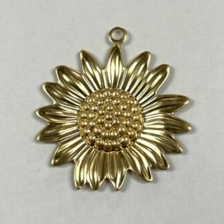 Brass 3-D Sunflower #BS201