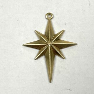 Brass 3-D Small Star Sunburst #BST400