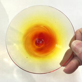 Rondel Kokomo Glass 3 7/8" Yellow KR505