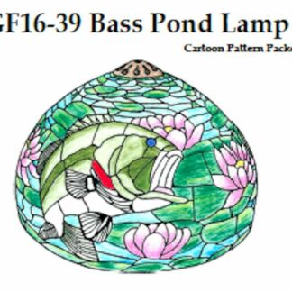 Worden GF16-39 Bass Pond Lamp Pattern with Filigrees