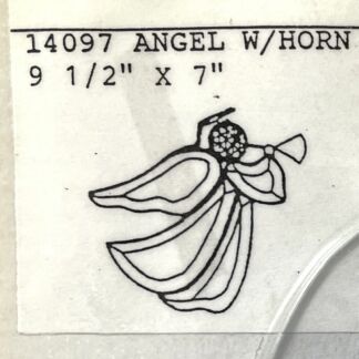 Beveled Glass Cluster - Angel 14097