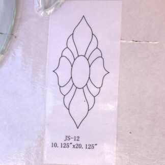 HJS12 Bevel Glass Cluster