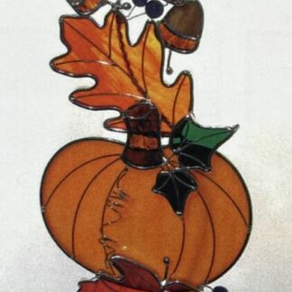 Pre-Cut Glass Kit- Fall Scroll Kit