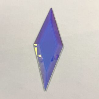 A Dichroic Diamond Bevel Glass 2" x 6" DFD260