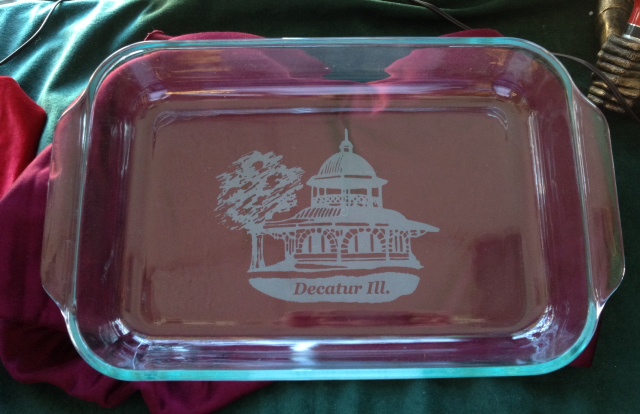 Personalized Pyrex Glass Baking Dishes •